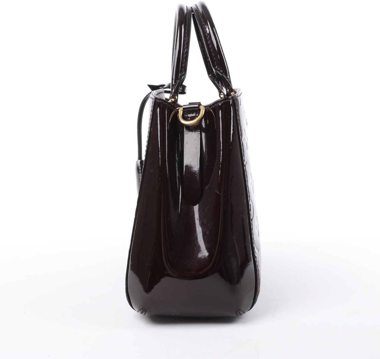 Louis Vuitton Louis Vuitton Vernis Montaigne BB 2Way Handbag in Amarante M50403 Maroon