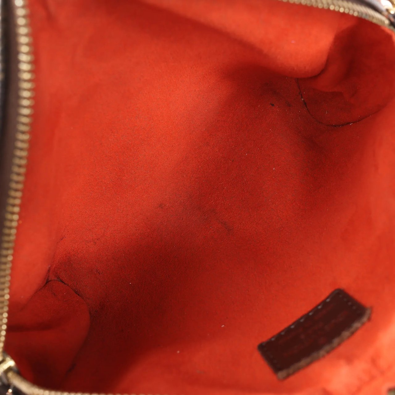 Louis Vuitton Louis Vuitton Damier Ebene Ipanema Pochette Crossbody Bag in Brown N51296 Bruin