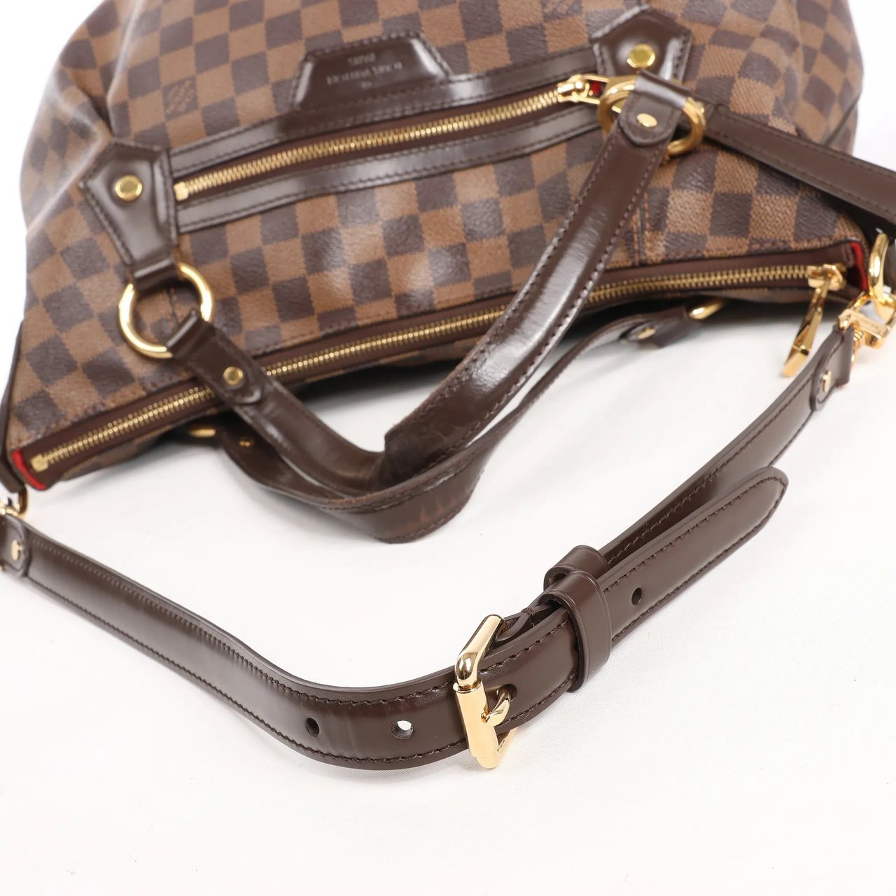 Louis Vuitton Louis Vuitton Evora MM Damier Ebene 2Way Shoulder Bag in Brown Bruin