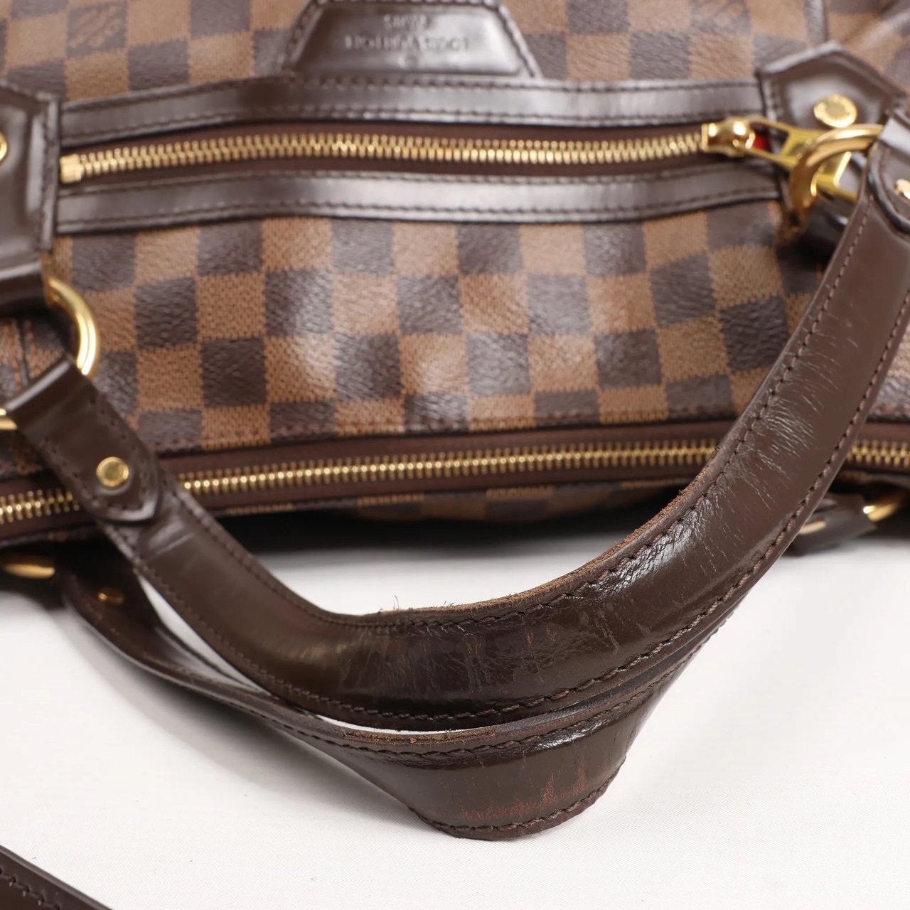 Louis Vuitton Louis Vuitton Evora MM Damier Ebene 2Way Shoulder Bag in Brown Bruin