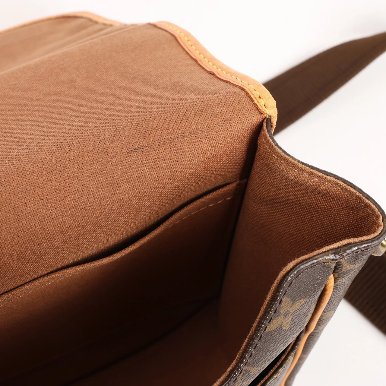 Louis Vuitton Louis Vuitton Bosphor PM Monogram Crossbody Bag in Brown Bruin