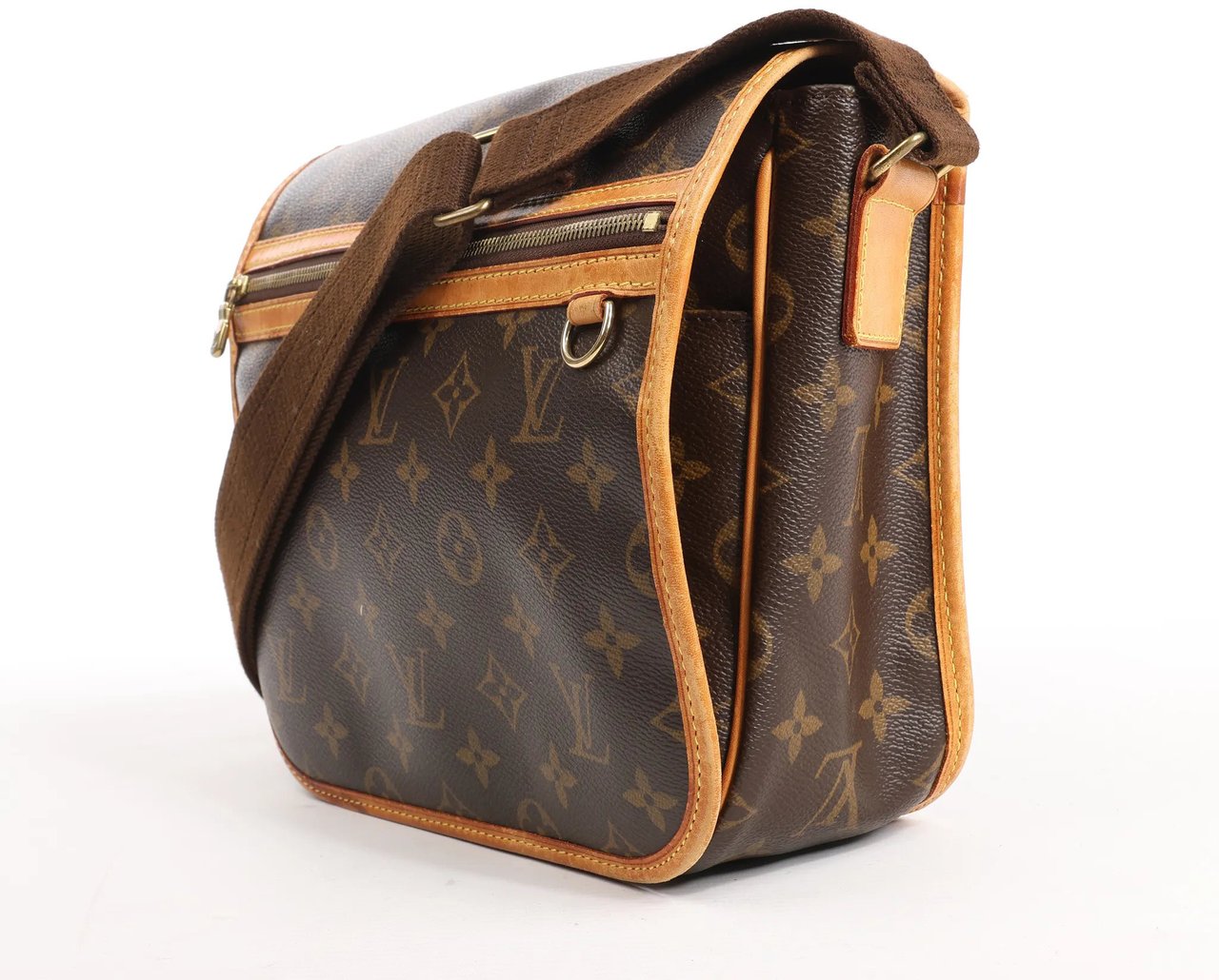 Louis Vuitton Louis Vuitton Bosphor PM Monogram Crossbody Bag in Brown Bruin