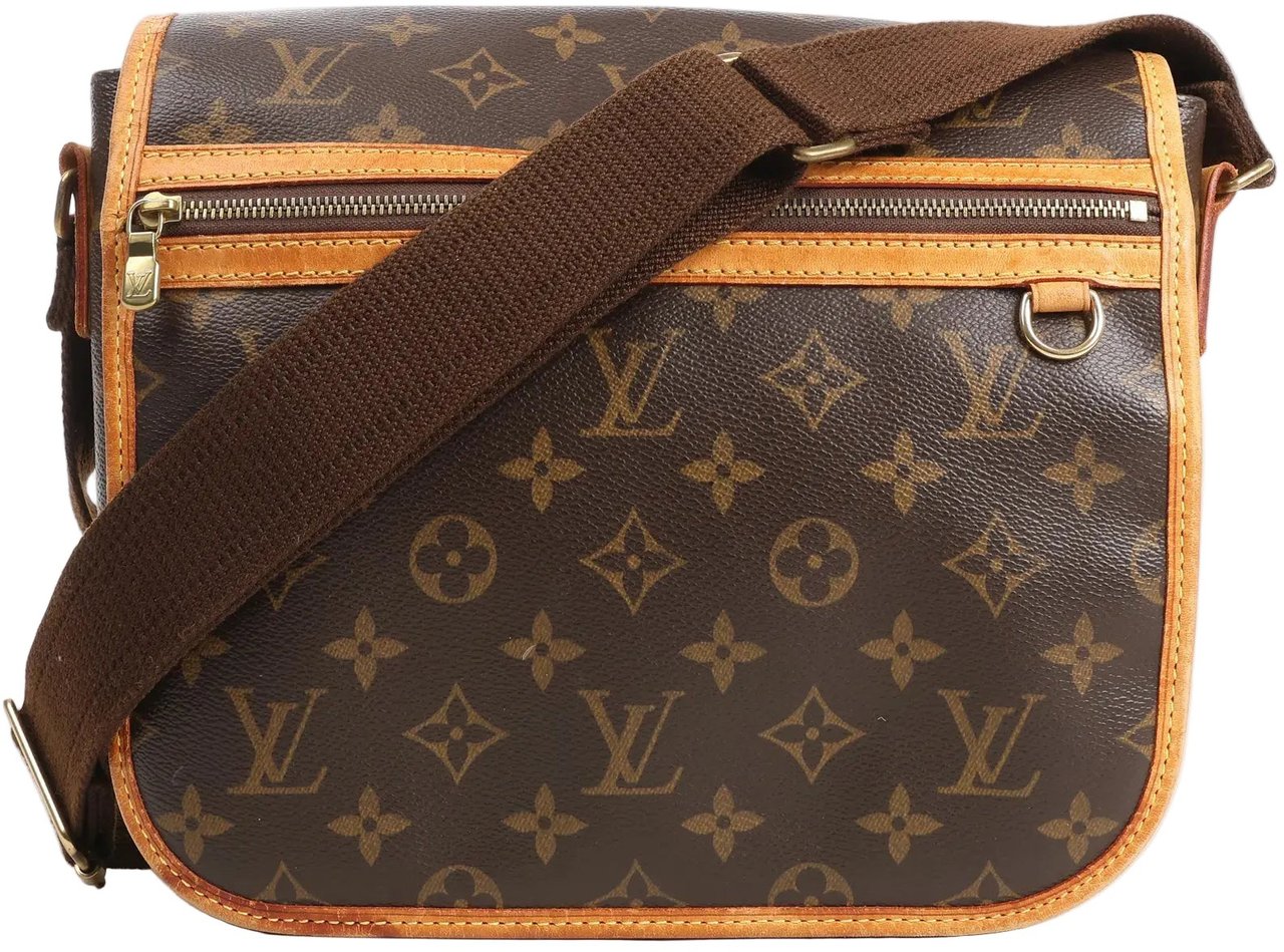 Louis Vuitton Louis Vuitton Bosphor PM Monogram Crossbody Bag in Brown Bruin