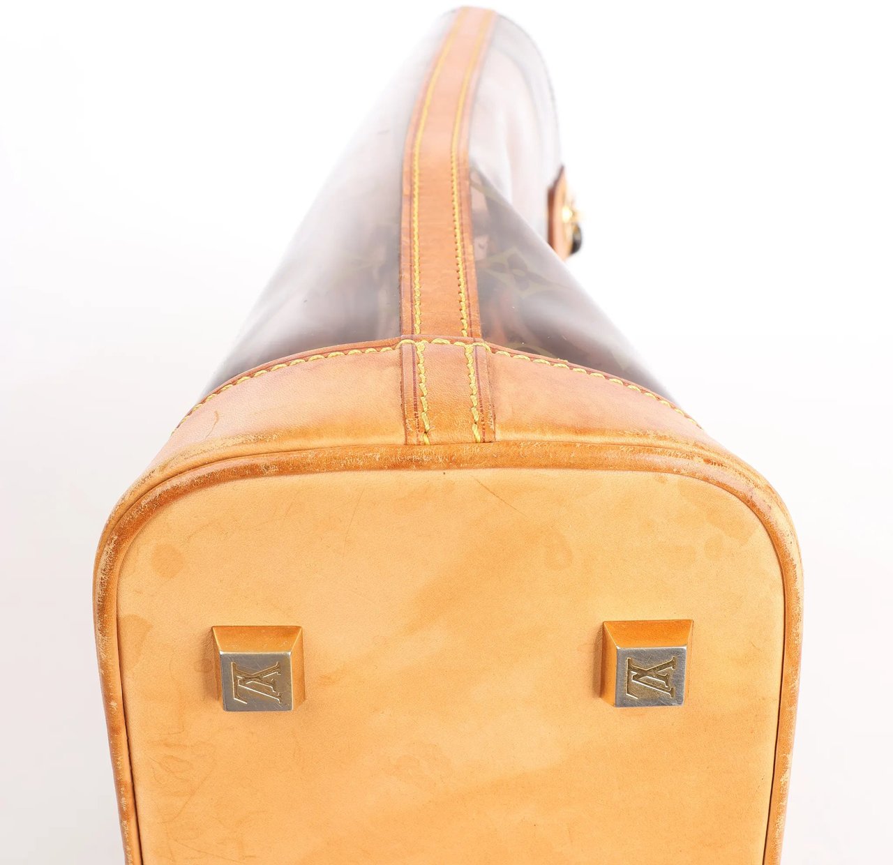 Louis Vuitton Louis Vuitton Ambre MM Vinyl Cabas Monogram Shoulder Bag in Brown M92501 Bruin