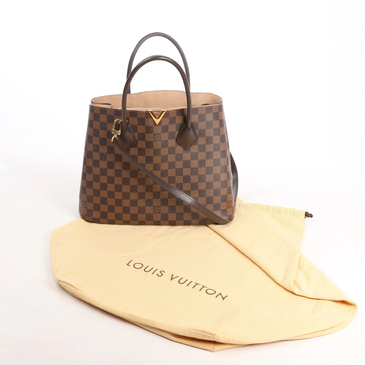 Louis Vuitton Louis Vuitton Kensington Damier Ebene 2Way Handbag in Brown N41435 Bruin