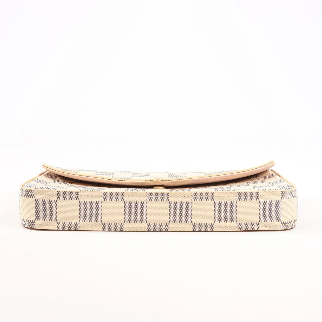 Louis Vuitton Louis Vuitton Damier Azur Pochette Pochette Félicie Crossbody Bag in Beige N63106 Beige