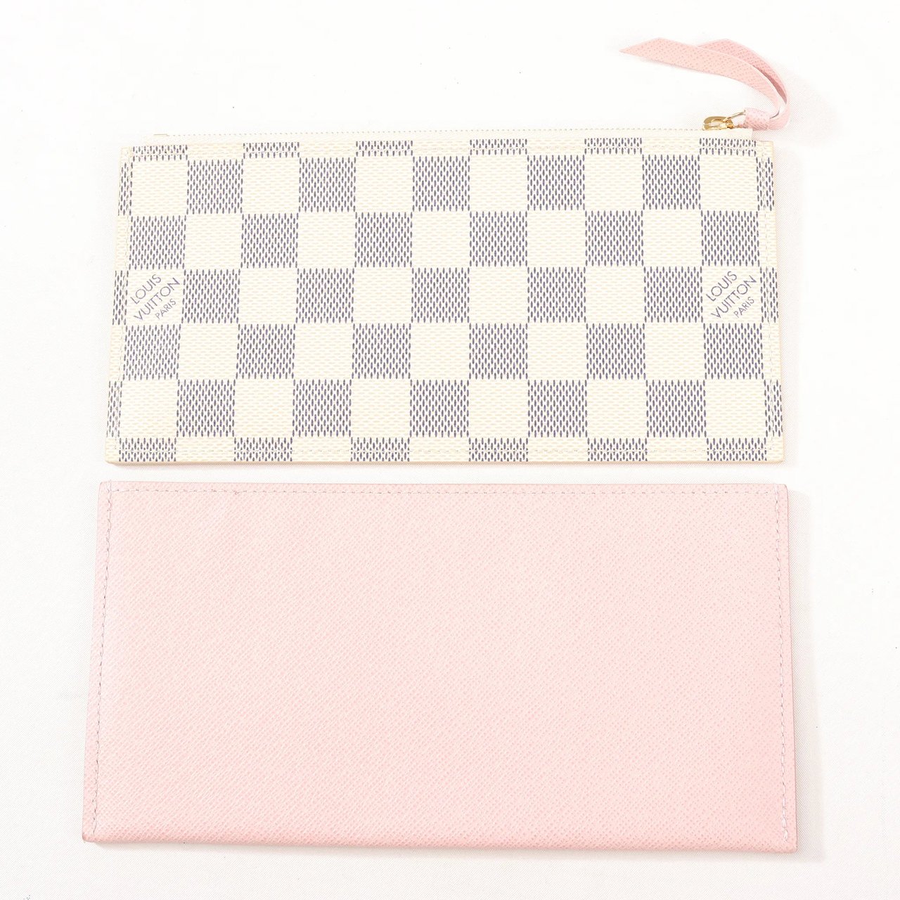 Louis Vuitton Louis Vuitton Damier Azur Pochette Pochette Félicie Crossbody Bag in Beige N63106 Beige