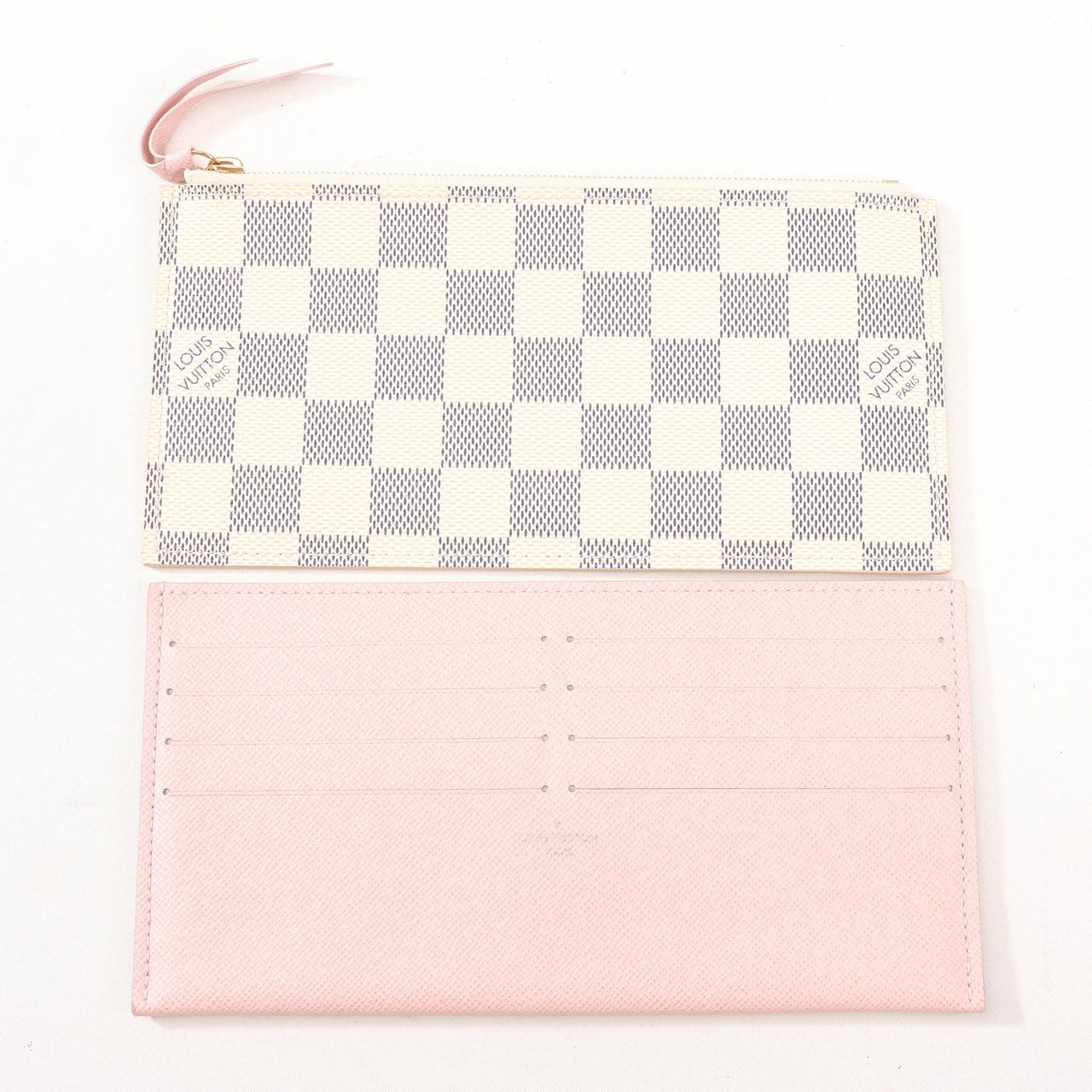 Louis Vuitton Louis Vuitton Damier Azur Pochette Pochette Félicie Crossbody Bag in Beige N63106 Beige