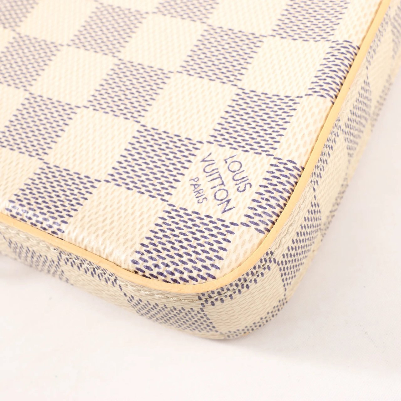 Louis Vuitton Louis Vuitton Damier Azur Pochette Pochette Félicie Crossbody Bag in Beige N63106 Beige