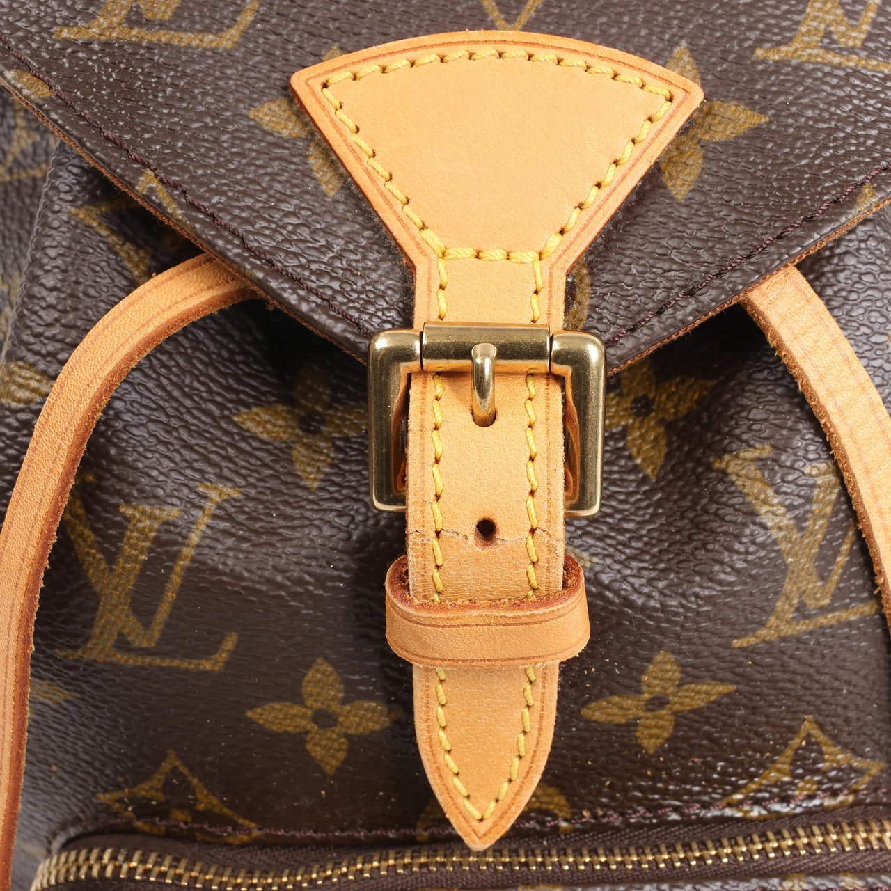 Louis Vuitton Louis Vuitton Monogram Canvas Montsouris Vintage Mini Backpack M51137 Bruin