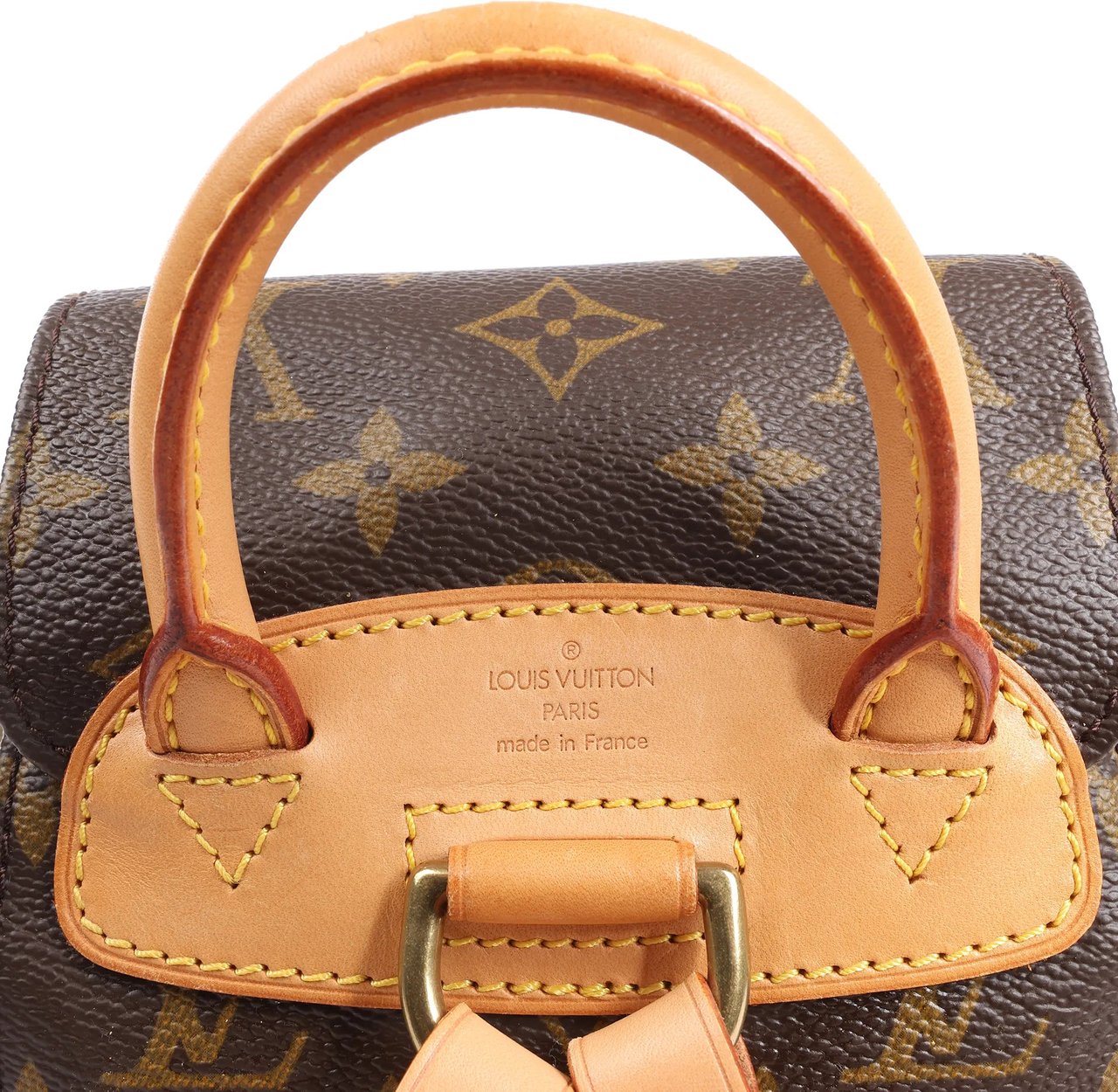 Louis Vuitton Louis Vuitton Monogram Canvas Montsouris Vintage Mini Backpack M51137 Bruin