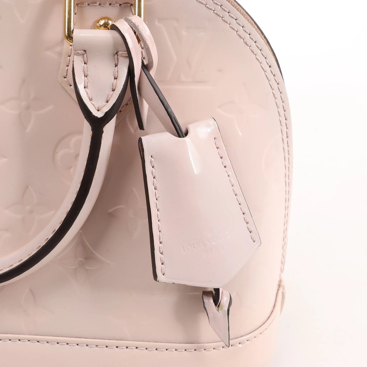 Louis Vuitton Louis Vuitton Alma BB Monogram Vernis 2Way Handbag in Pink M50415 Roze