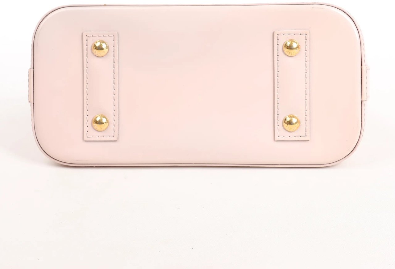 Louis Vuitton Louis Vuitton Alma BB Monogram Vernis 2Way Handbag in Pink M50415 Roze