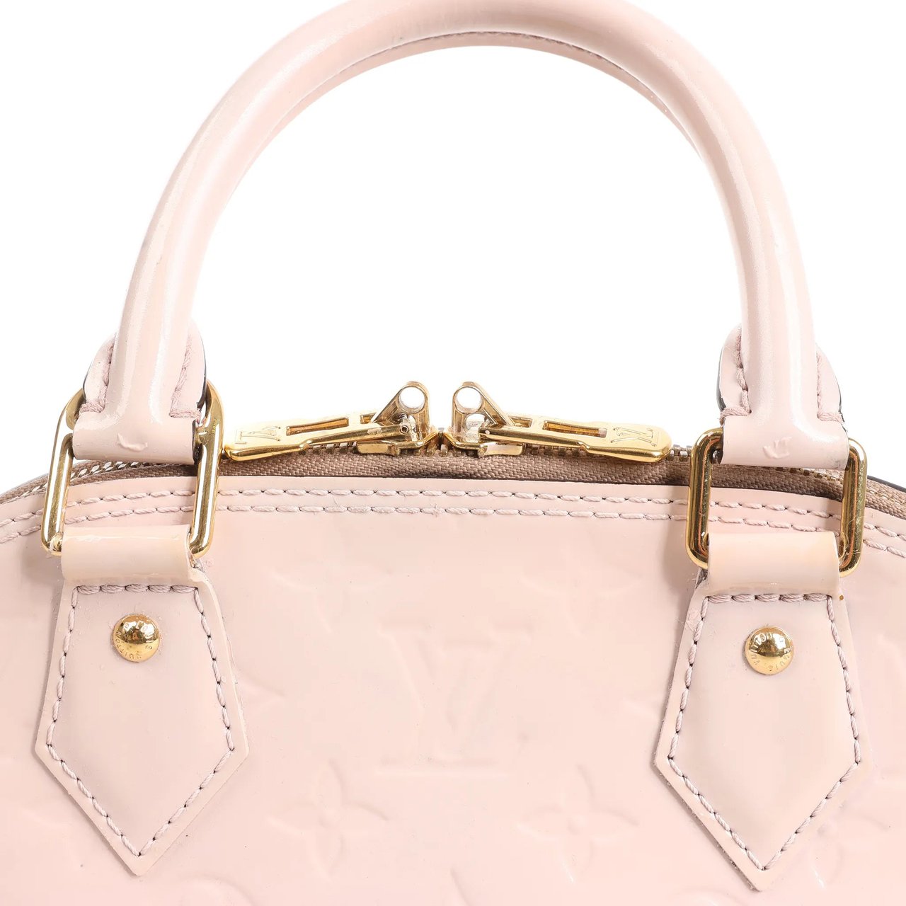 Louis Vuitton Louis Vuitton Alma BB Monogram Vernis 2Way Handbag in Pink M50415 Roze