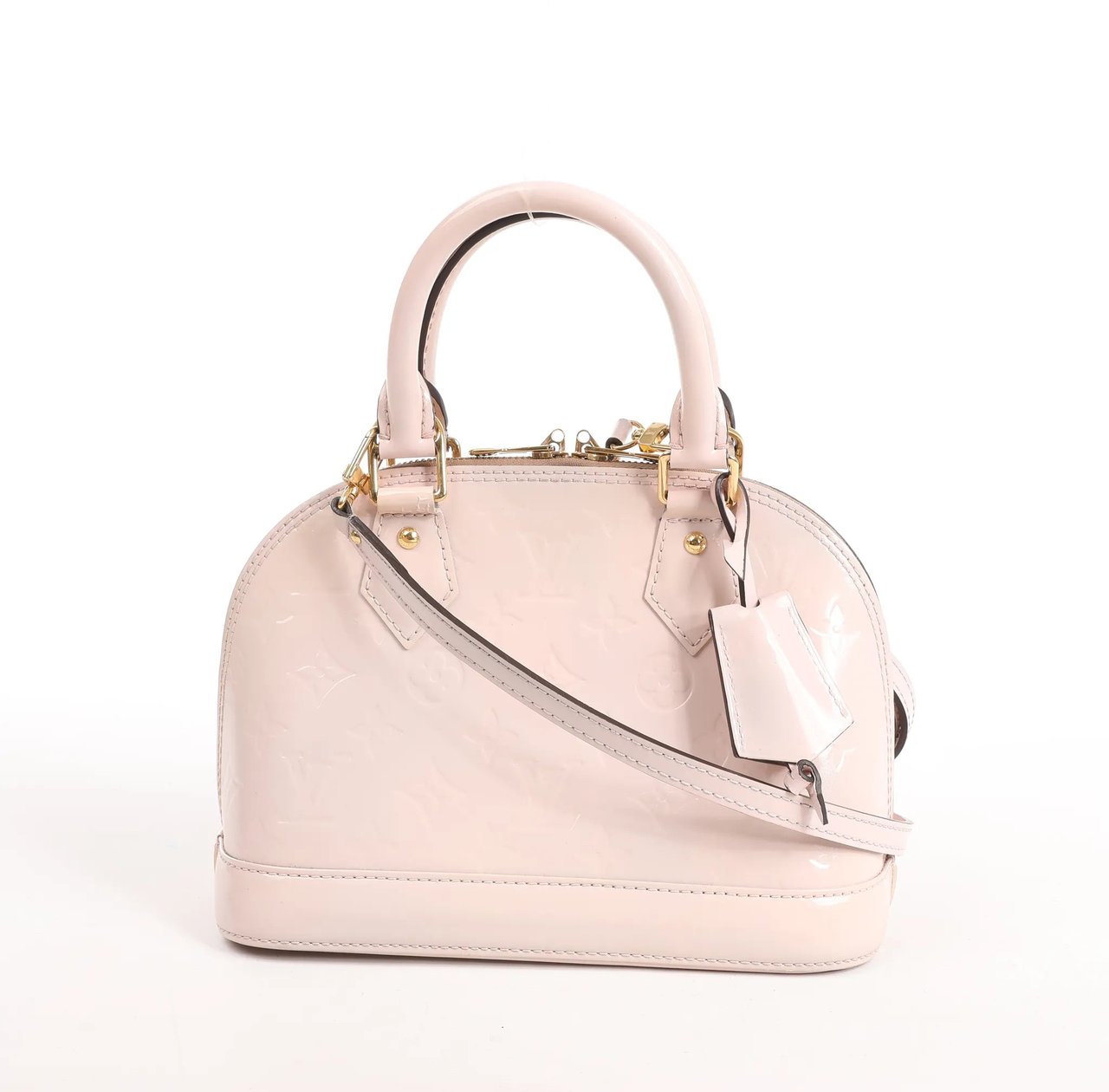 Louis Vuitton Louis Vuitton Alma BB Monogram Vernis 2Way Handbag in Pink M50415 Roze