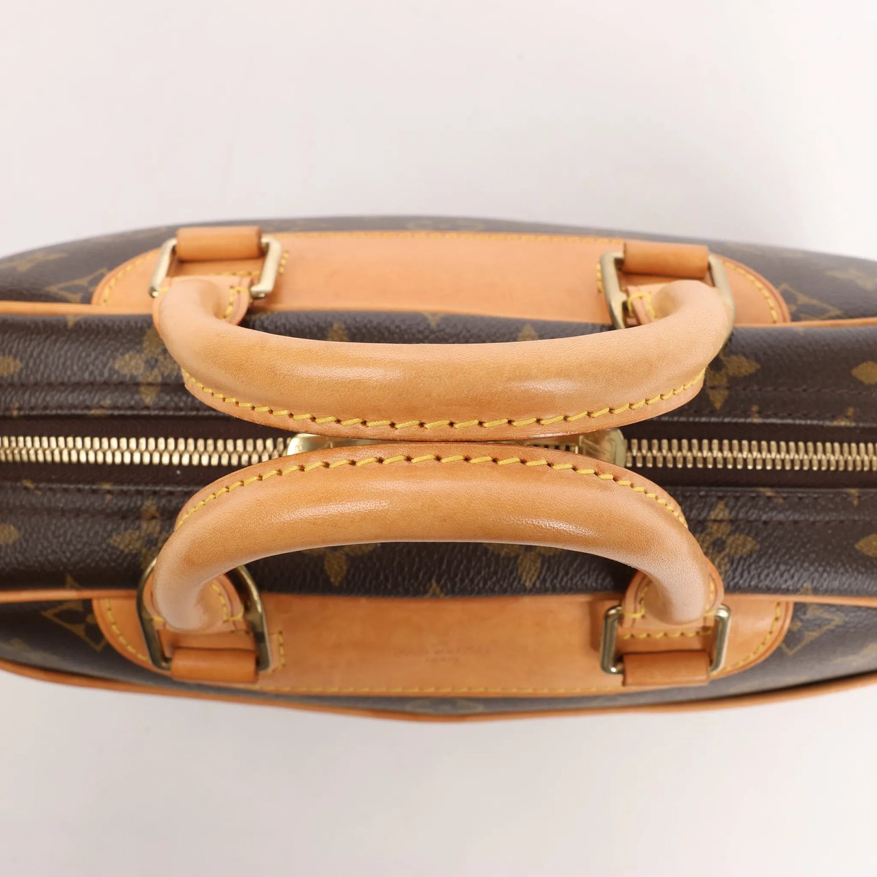 Louis Vuitton Louis Vuitton Monogram Canvas Trouville Handbag in Brown M42228 Bruin