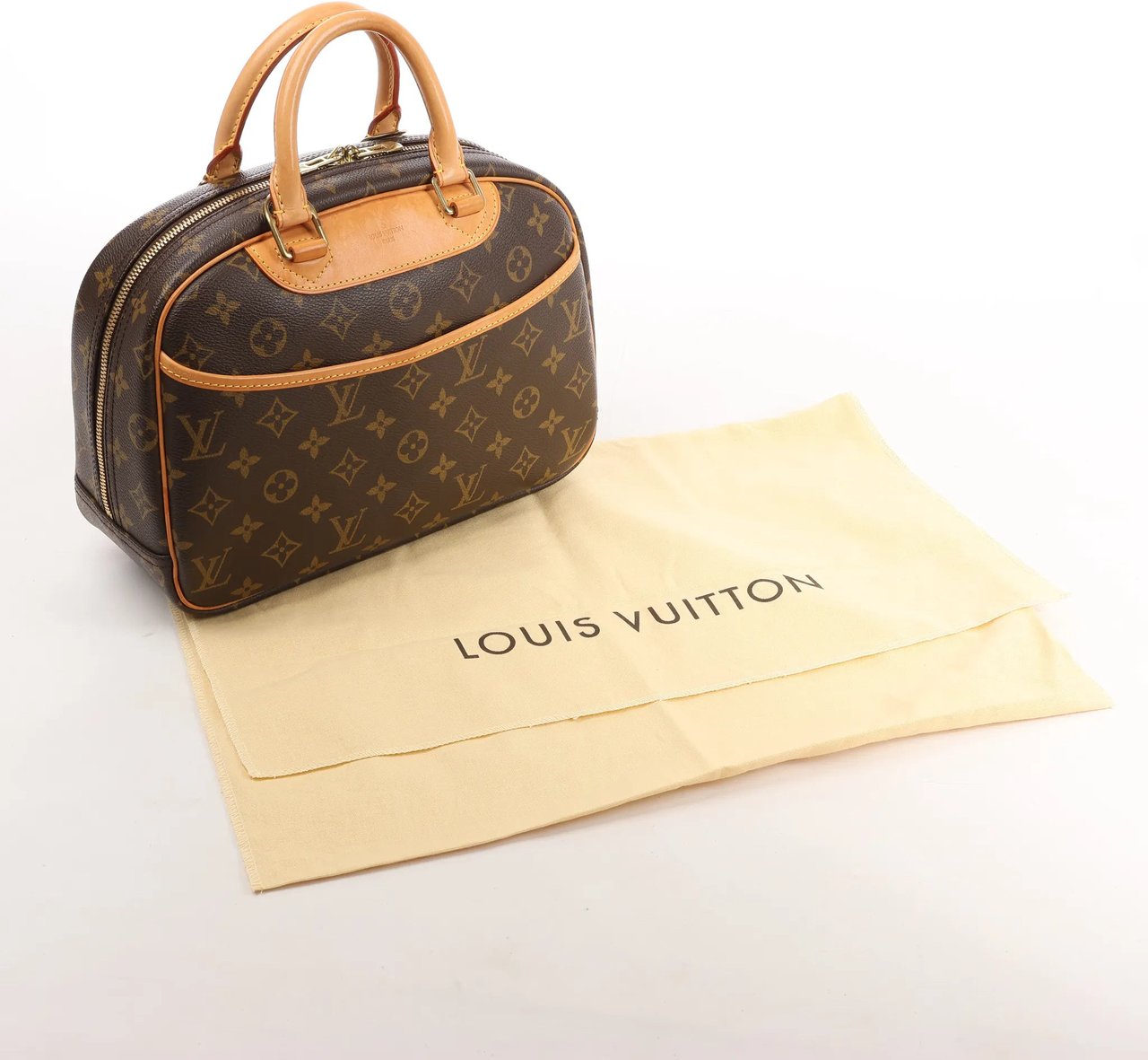Louis Vuitton Louis Vuitton Monogram Canvas Trouville Handbag in Brown M42228 Bruin