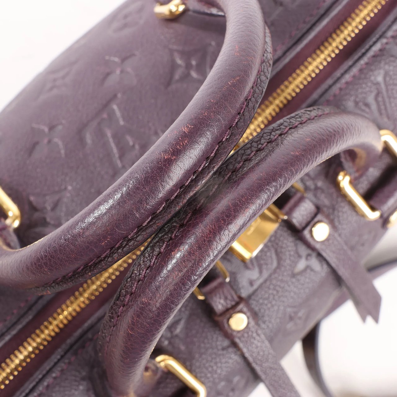 Louis Vuitton Louis Vuitton Speedy 25 Bandoulière Monogram Empreinte 2Way Handbag in Purple Divers