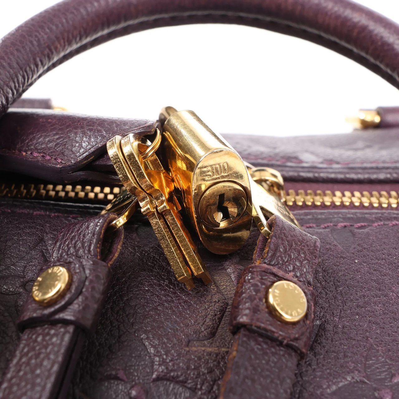 Louis Vuitton Louis Vuitton Speedy 25 Bandoulière Monogram Empreinte 2Way Handbag in Purple Divers