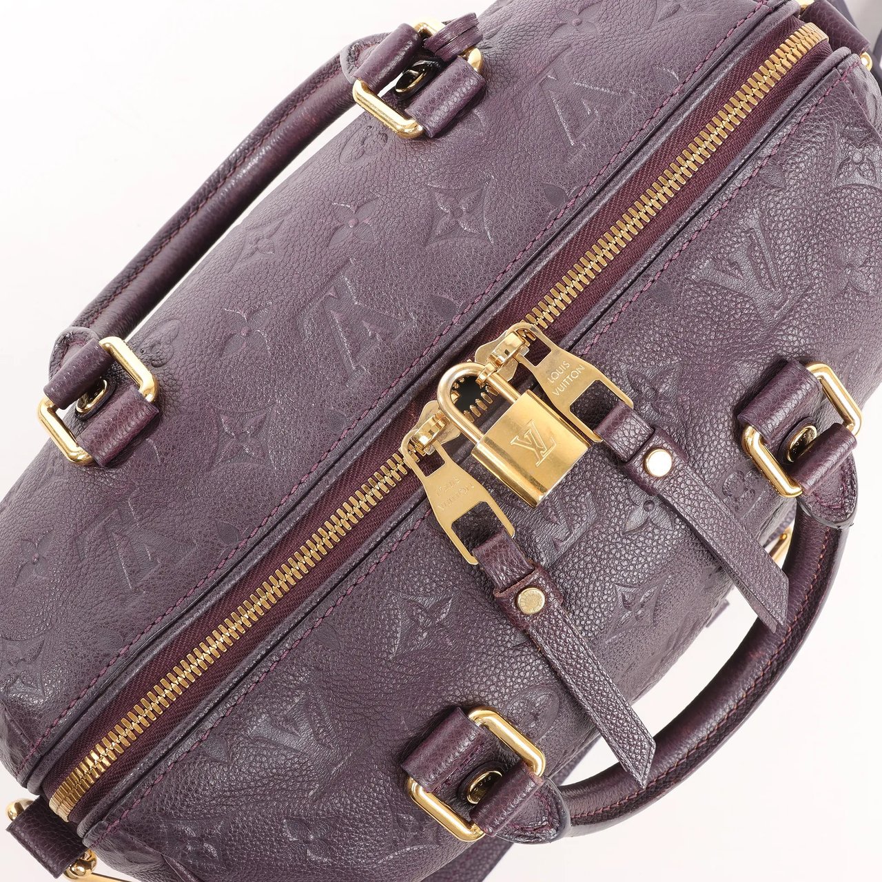 Louis Vuitton Louis Vuitton Speedy 25 Bandoulière Monogram Empreinte 2Way Handbag in Purple Divers