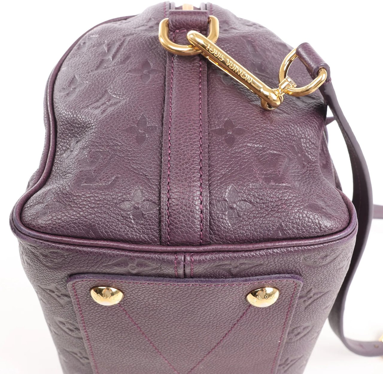 Louis Vuitton Louis Vuitton Speedy 25 Bandoulière Monogram Empreinte 2Way Handbag in Purple Divers