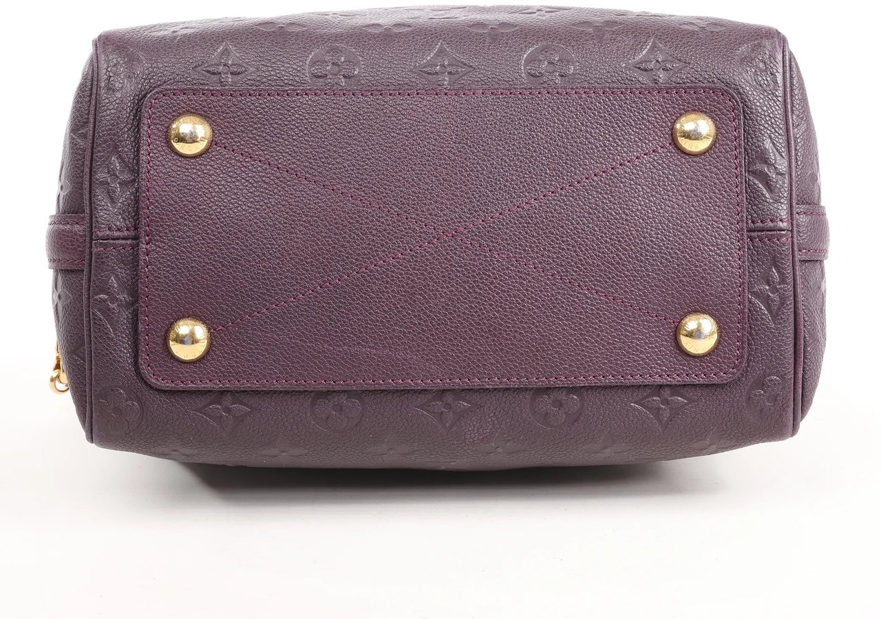 Louis Vuitton Louis Vuitton Speedy 25 Bandoulière Monogram Empreinte 2Way Handbag in Purple Divers