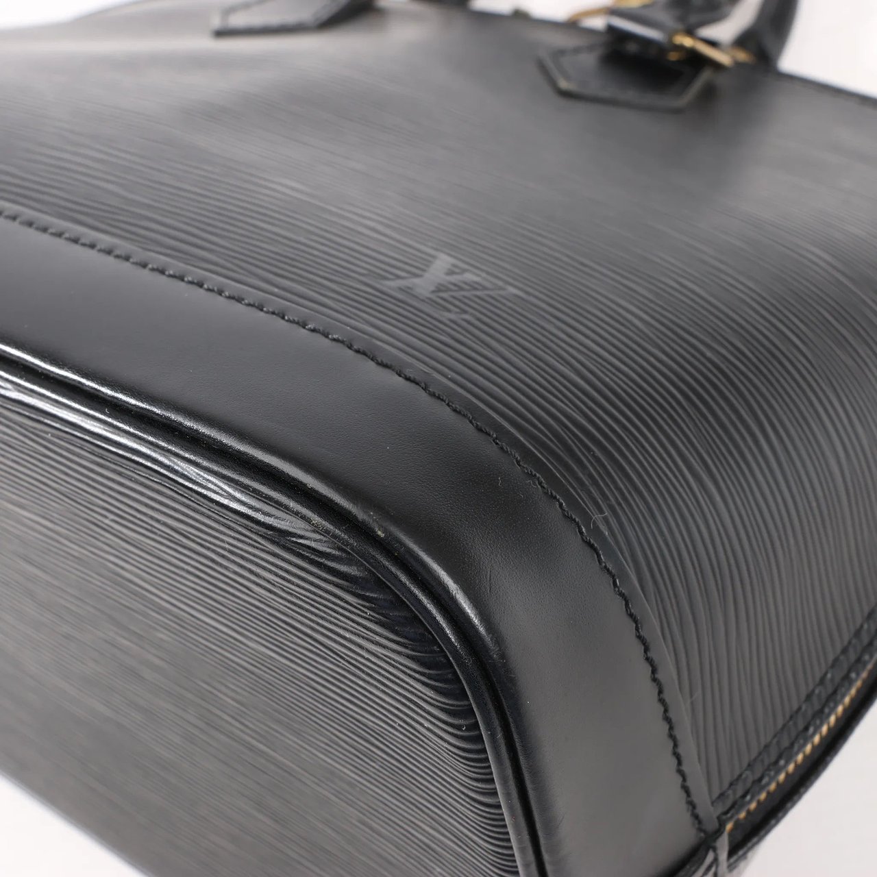 Louis Vuitton Louis Vuitton Epi Leather Alma PM Handbag in Black M52142 Zwart