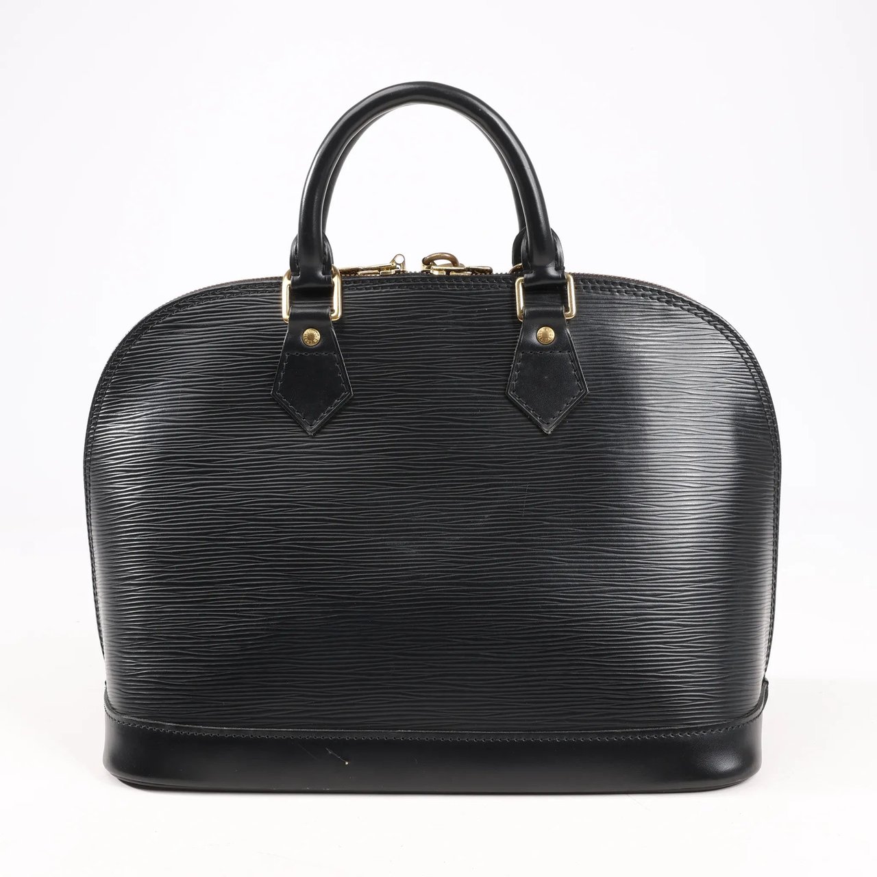 Louis Vuitton Louis Vuitton Epi Leather Alma PM Handbag in Black M52142 Zwart