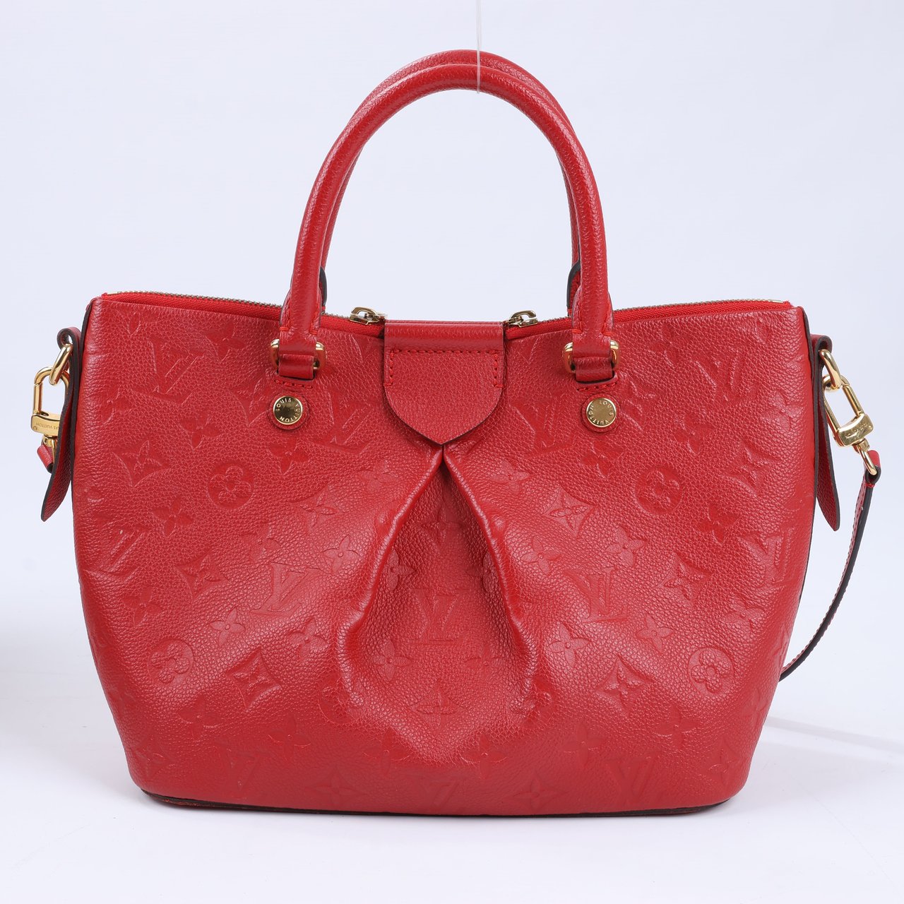 Louis Vuitton Louis Vuitton Monogram Empreinte Mazarine PM Handbag in Cherry M50638 Rood