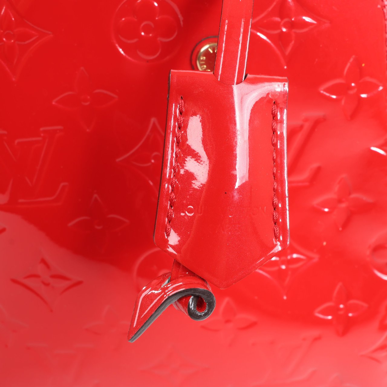 Louis Vuitton Louis Vuitton Vernis Montaigne BB Handbag in Red M50170 Rood