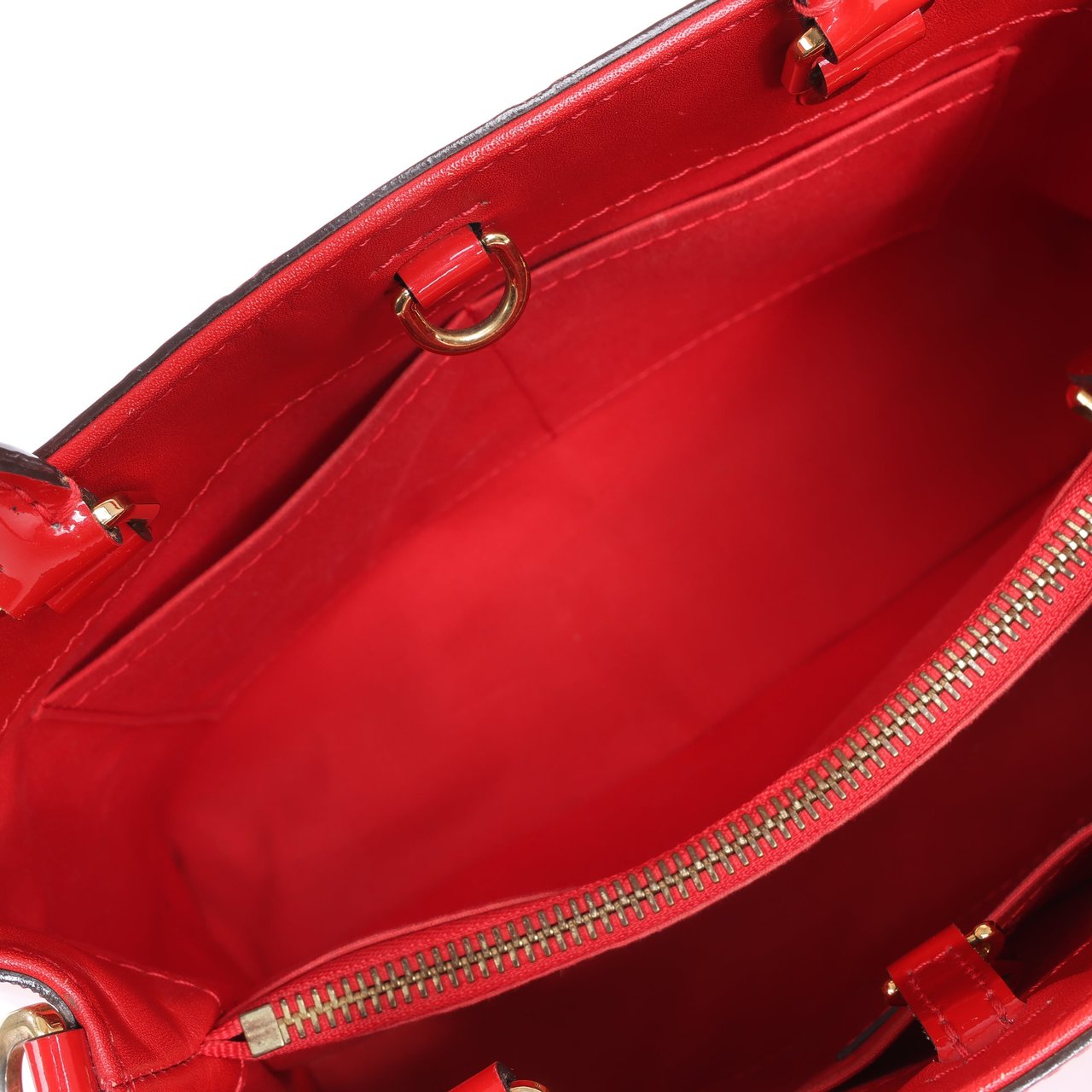 Louis Vuitton Louis Vuitton Vernis Montaigne BB Handbag in Red M50170 Rood