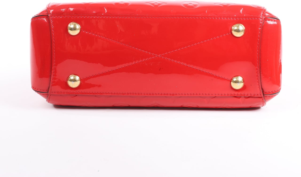 Louis Vuitton Louis Vuitton Vernis Montaigne BB Handbag in Red M50170 Rood