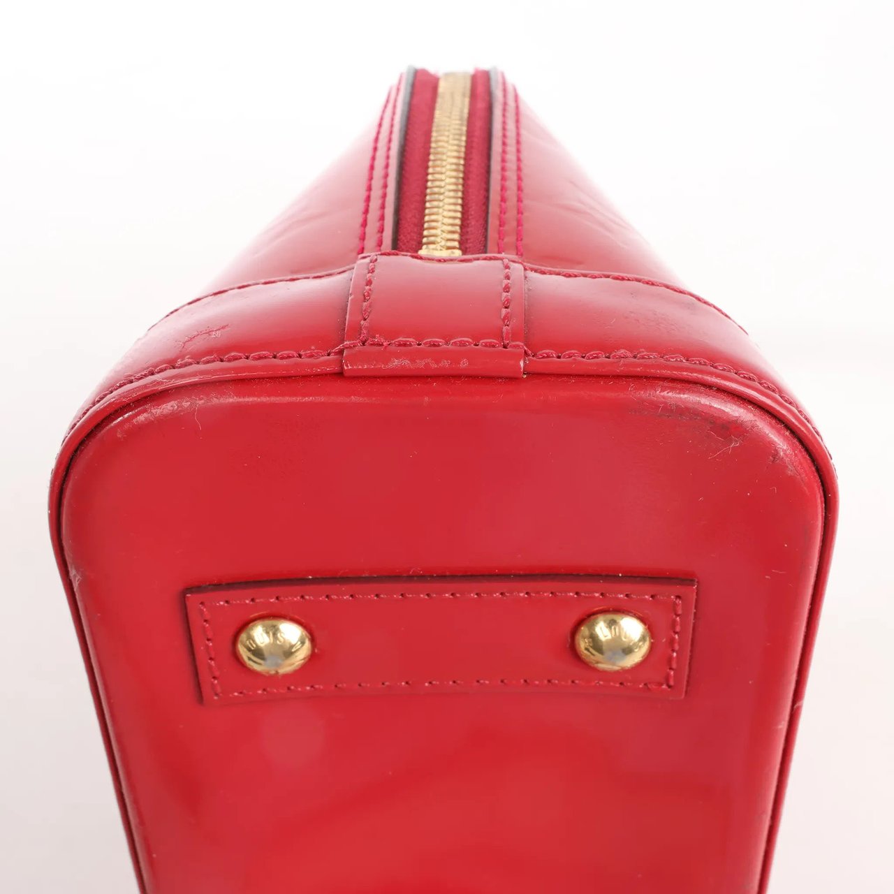 Louis Vuitton Louis Vuitton Alma BB Monogram Vernis 2Way Handbag in Red M90174 Rood