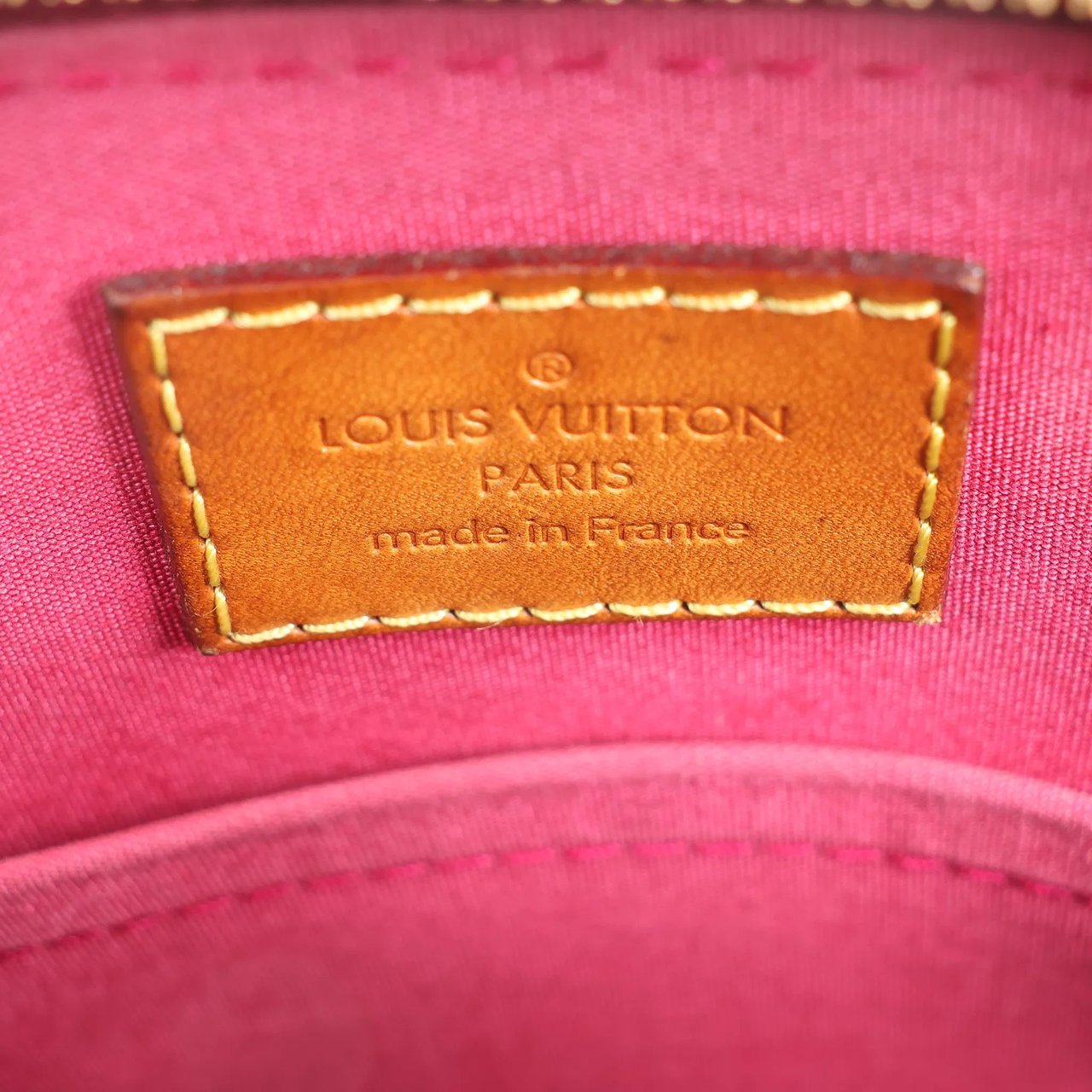 Louis Vuitton Louis Vuitton Alma BB Monogram Vernis 2Way Handbag in Red M90174 Rood