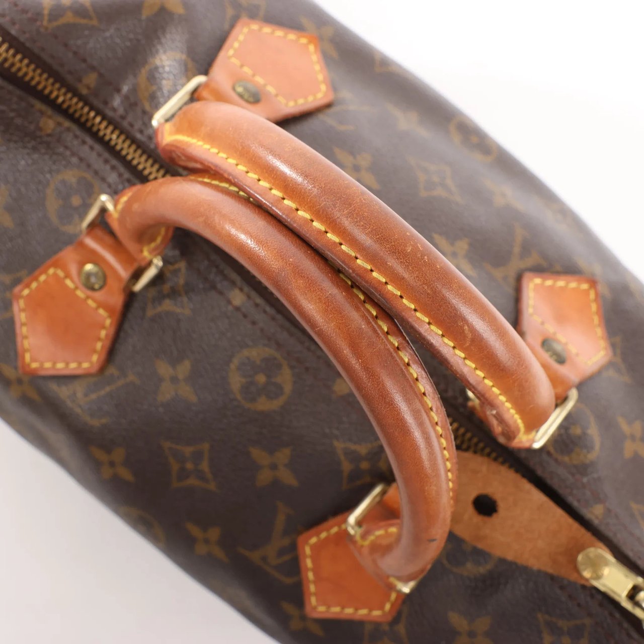 Louis Vuitton Louis Vuitton Speedy 30 Monogram Handbag in Brown M41526 Bruin