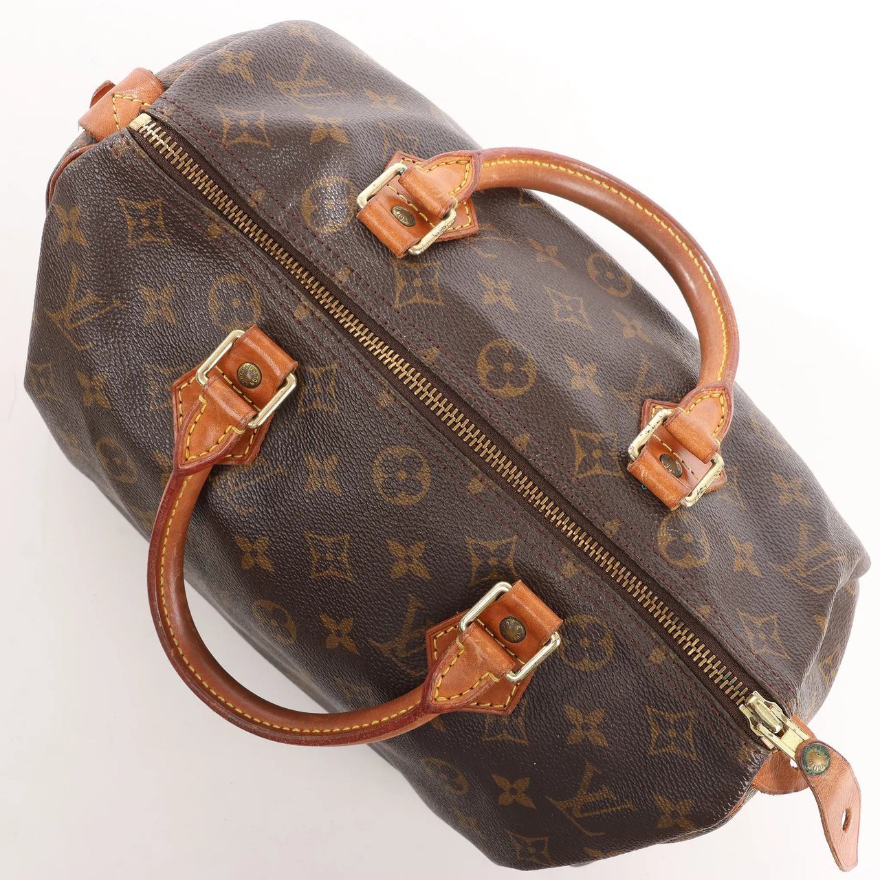 Louis Vuitton Louis Vuitton Speedy 30 Monogram Handbag in Brown M41526 Bruin
