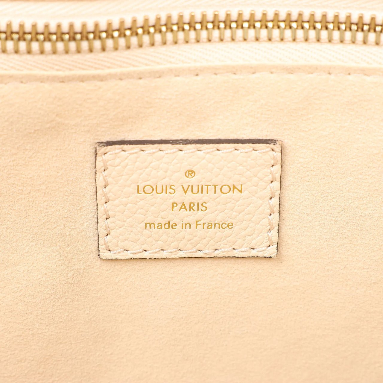 Louis Vuitton Louis Vuitton Neverfull MM Monogram Empreinte Shoulder Bag in White M46676 Divers