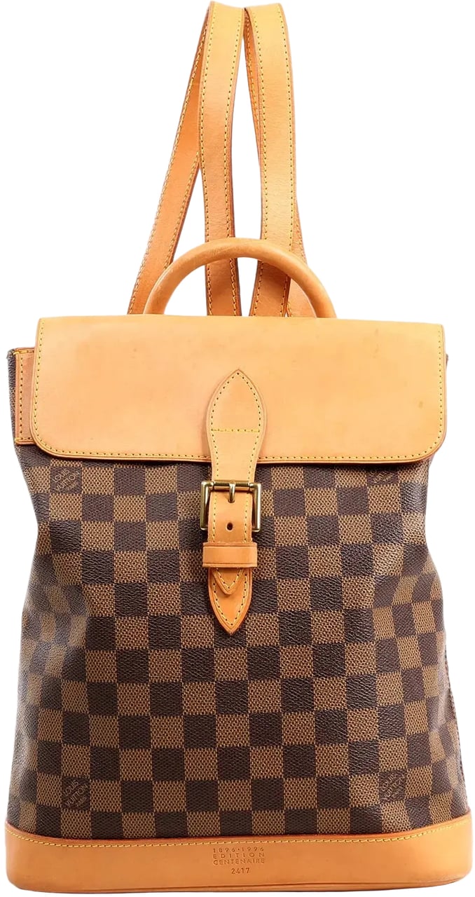 Louis Vuitton Louis Vuitton Arlequin Damier Ebene Backpack in Brown N99038 Divers