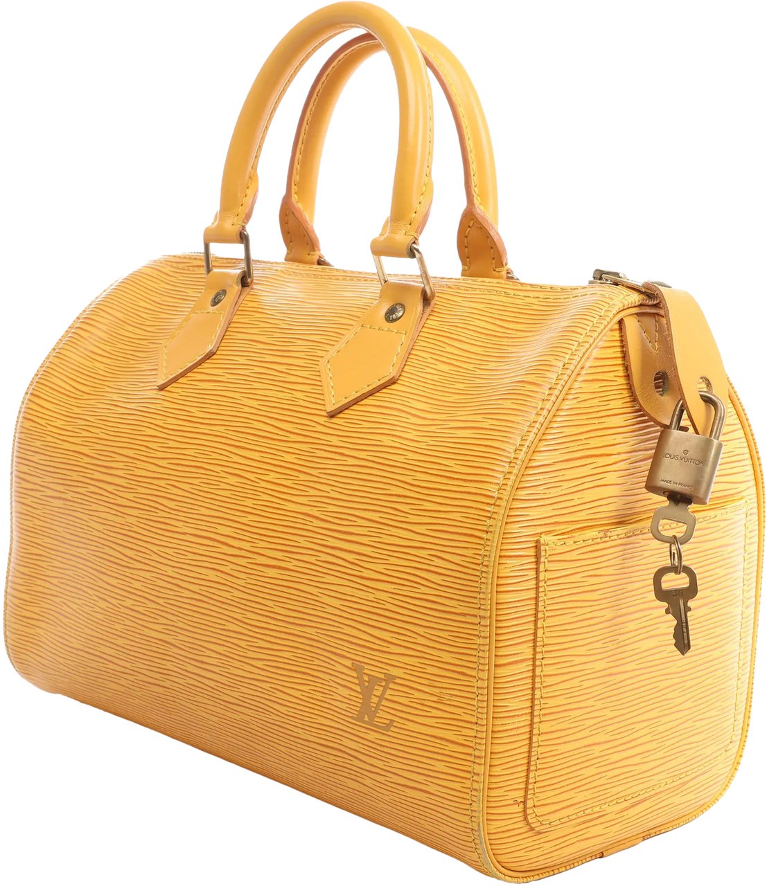 Louis Vuitton Louis Vuitton Speedy 25 Epi Leather Handbag in Yellow M43019 Geel