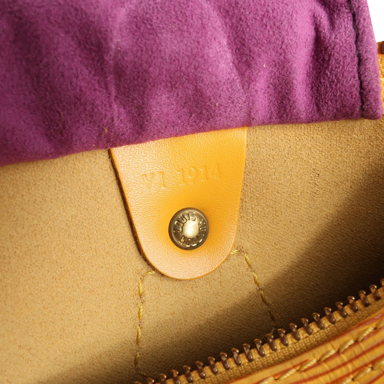 Louis Vuitton Louis Vuitton Speedy 25 Epi Leather Handbag in Yellow M43019 Geel