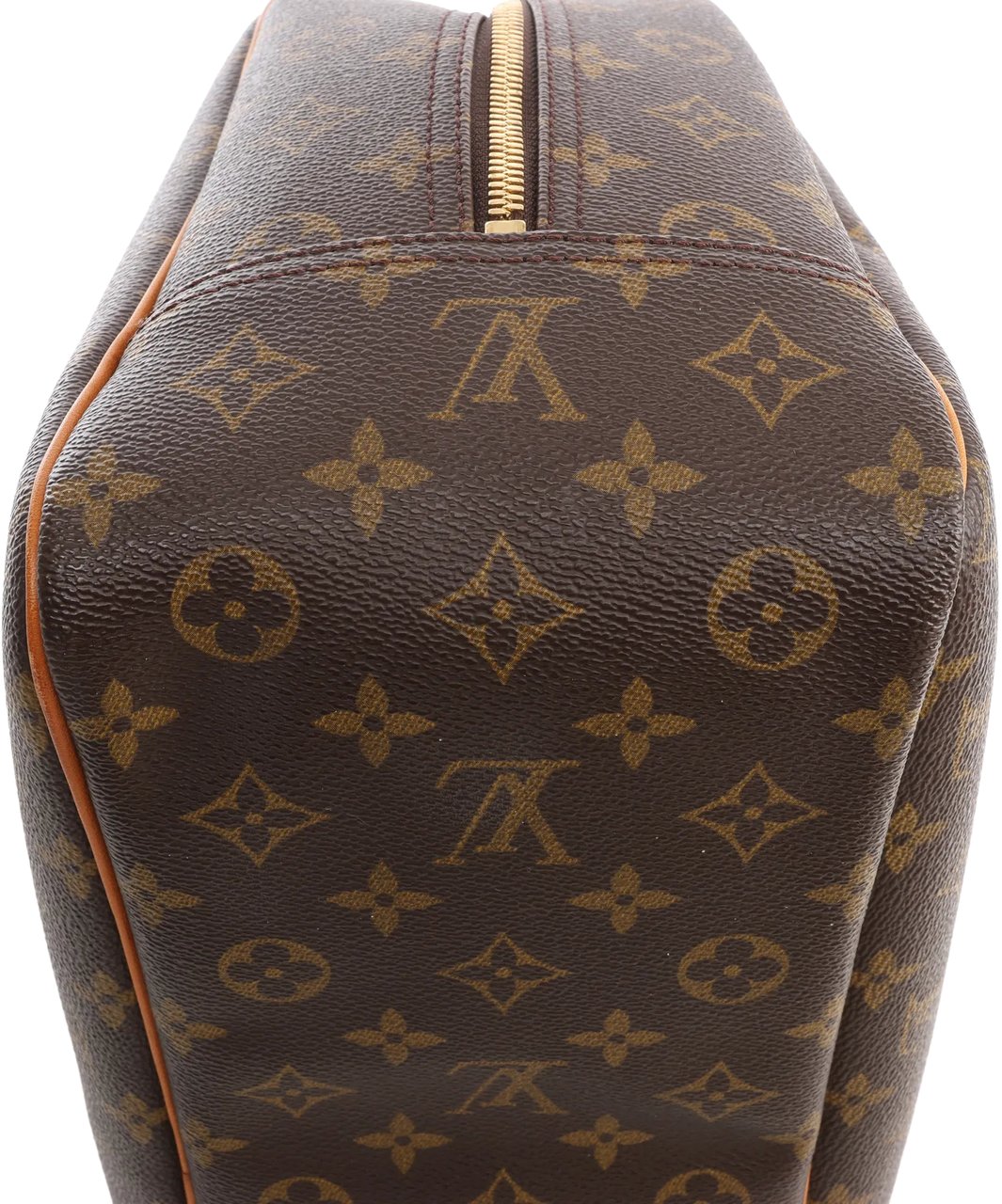 Louis Vuitton Louis Vuitton Deauville Monogram Canvas Handbag in Brown M47270 Bruin