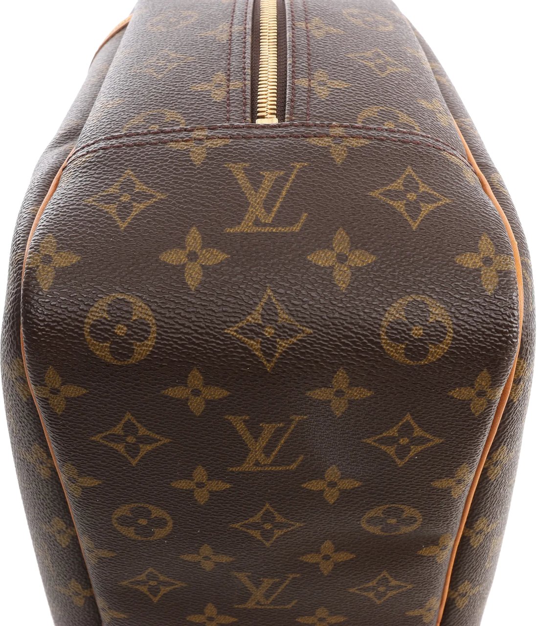 Louis Vuitton Louis Vuitton Deauville Monogram Canvas Handbag in Brown M47270 Bruin