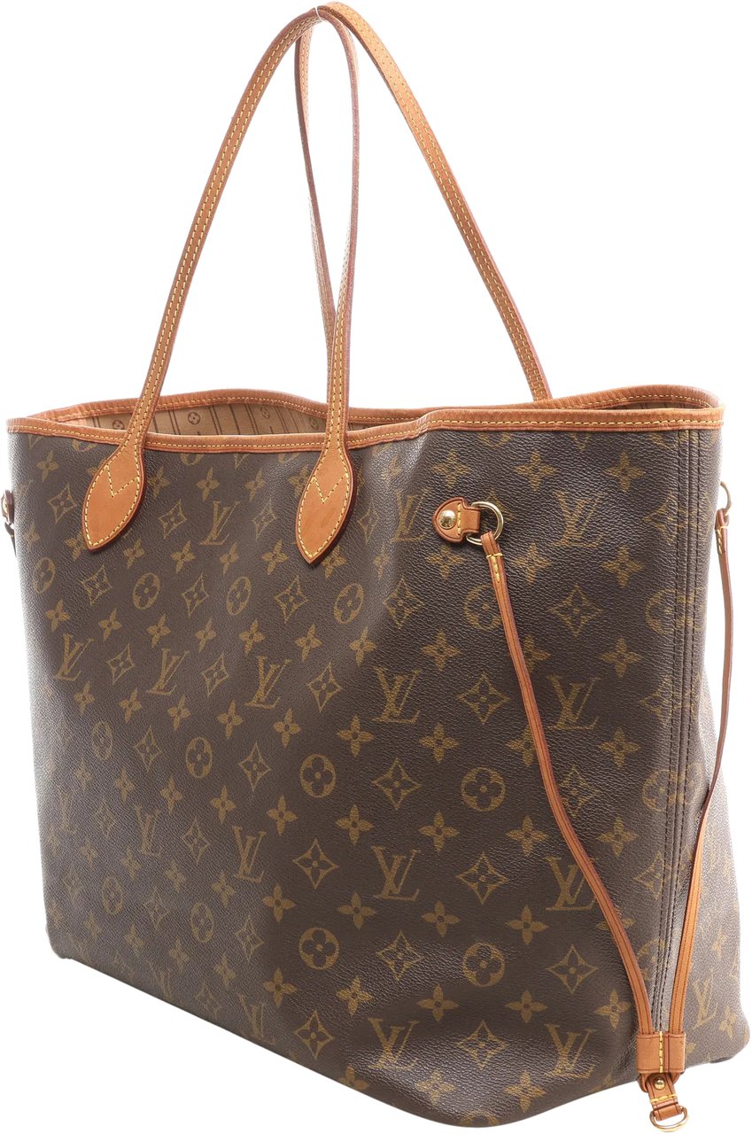 Louis Vuitton Louis Vuitton Neverfull GM Monogram Canvas Shoulder Bag in Brown M40157 Bruin