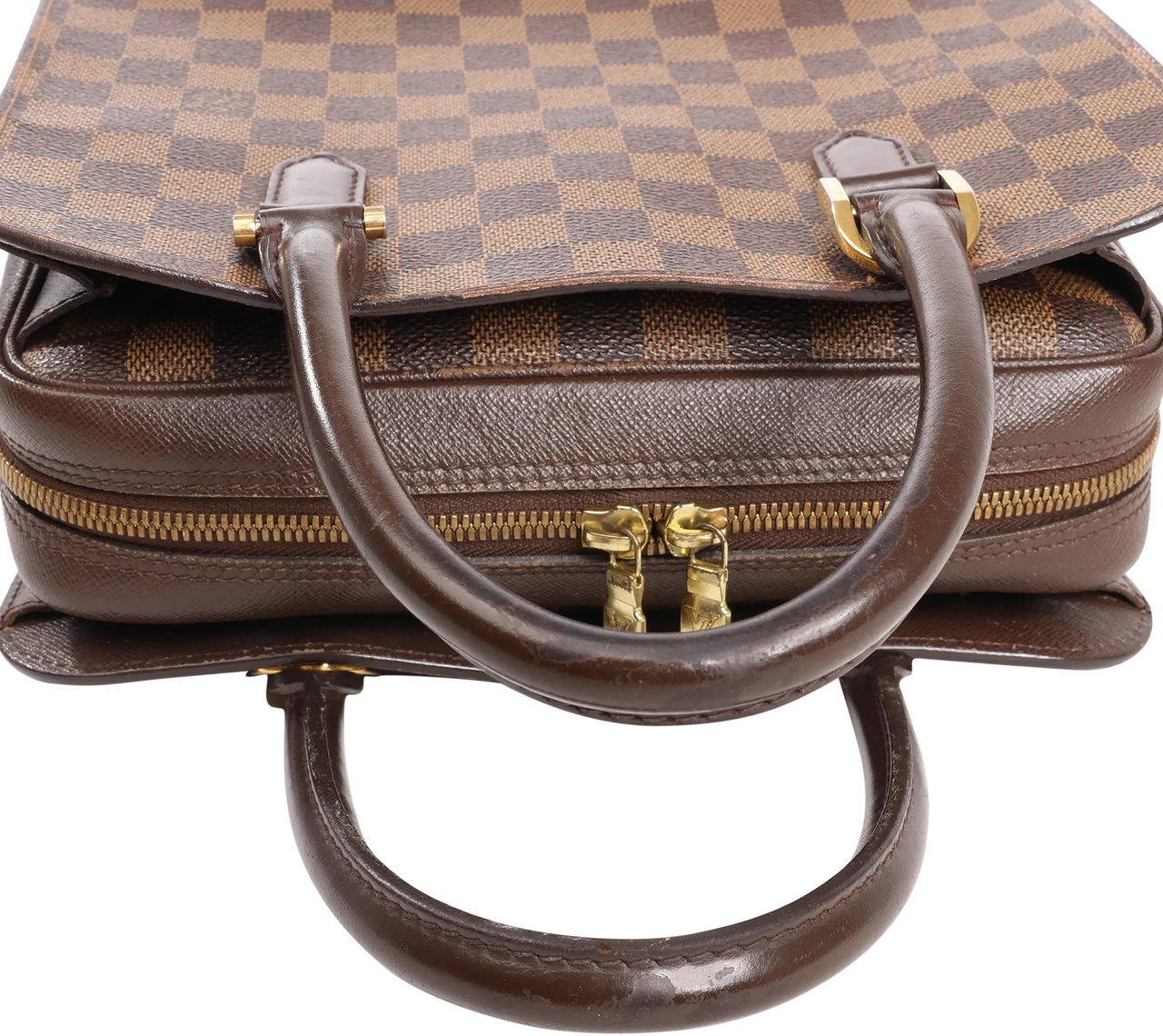 Louis Vuitton Louis Vuitton Triana Damier Ebene Handbag in Brown N51155 Bruin