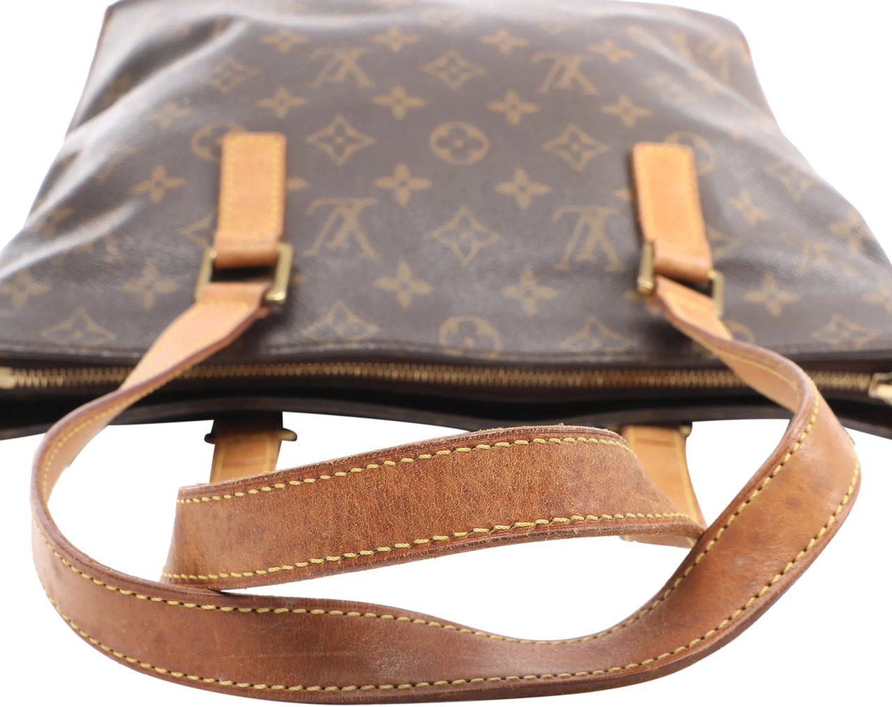 Louis Vuitton Louis Vuitton Cabas Piano Monogram Canvas Shoulder Bag in Brown M51148 Bruin