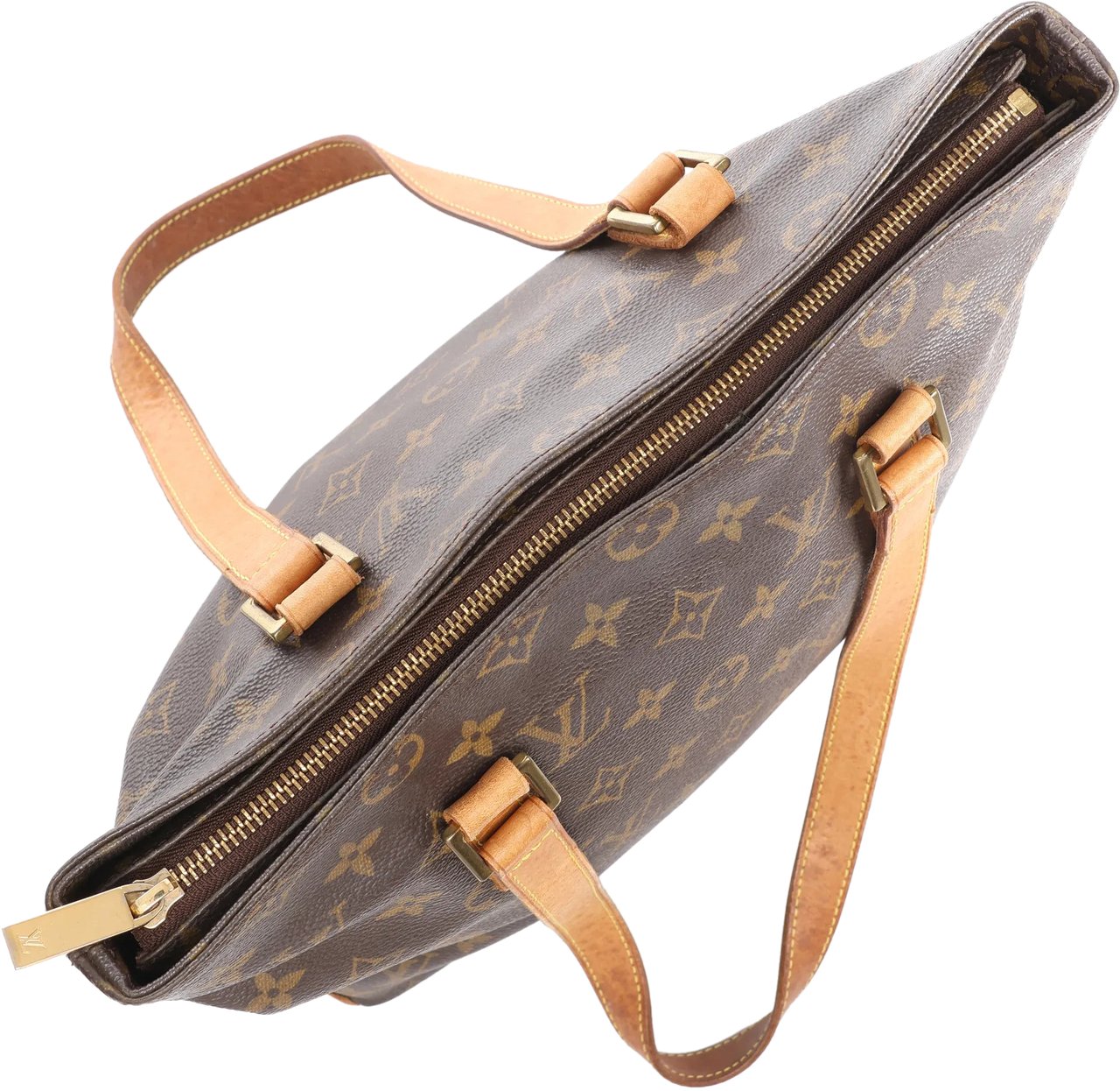 Louis Vuitton Louis Vuitton Cabas Piano Monogram Canvas Shoulder Bag in Brown M51148 Bruin
