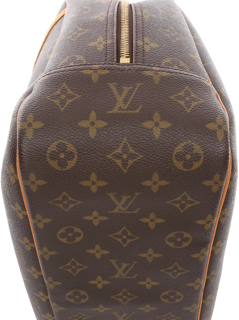 Louis Vuitton Louis Vuitton Deauville Monogram Canvas Handbag in Brown M47270 Bruin