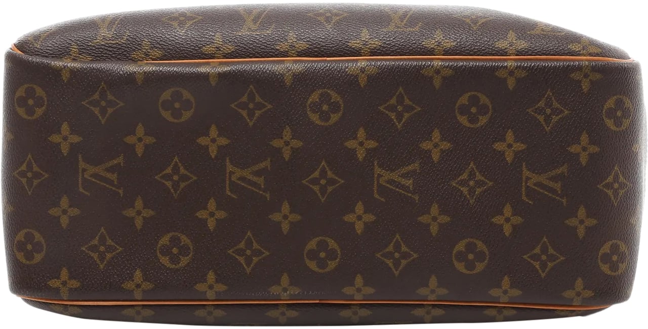 Louis Vuitton Louis Vuitton Deauville Monogram Canvas Handbag in Brown M47270 Bruin
