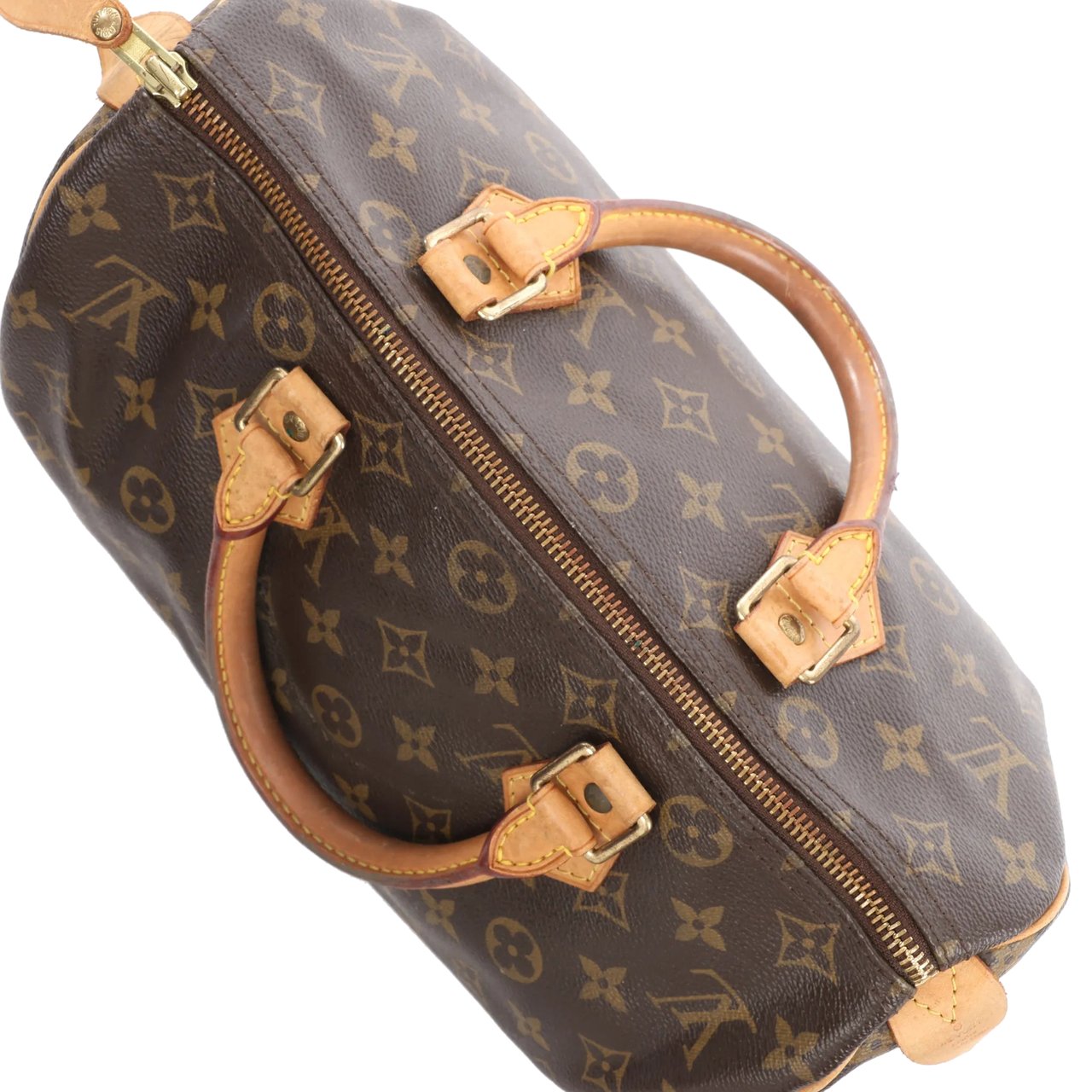Louis Vuitton Louis Vuitton Speedy 30 Monogram Handbag in Brown M41526 Bruin