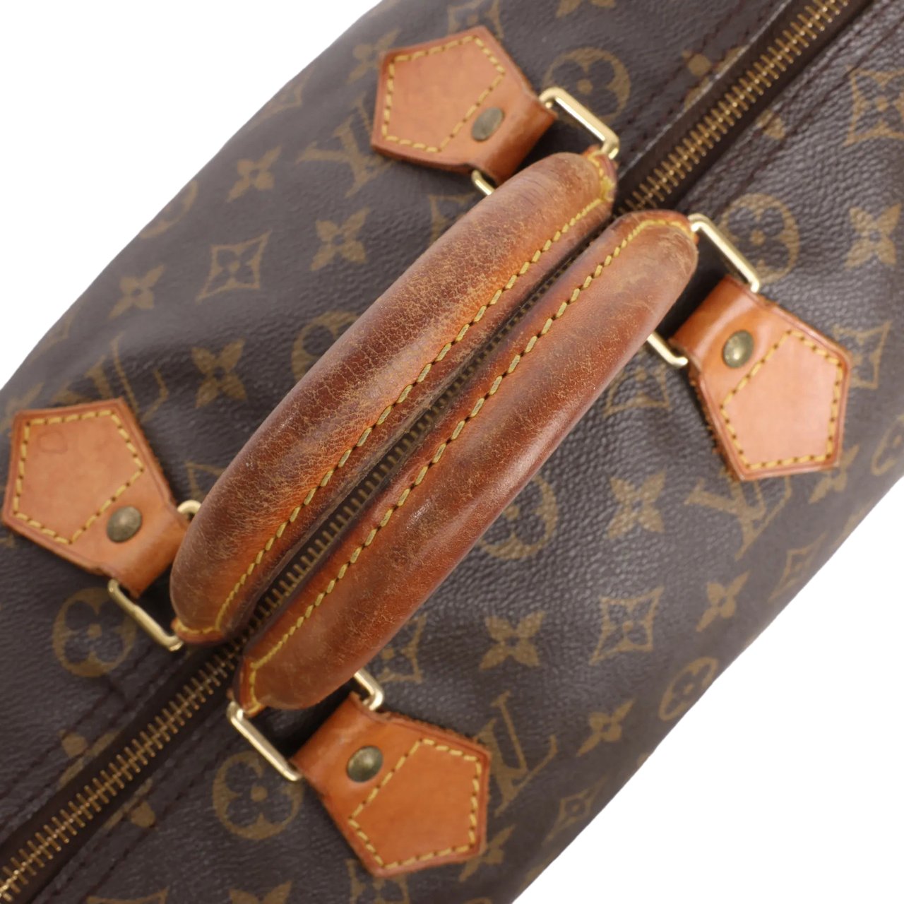 Louis Vuitton Louis Vuitton Speedy 30 Monogram Canvas Handbag in Brown M41526 Bruin